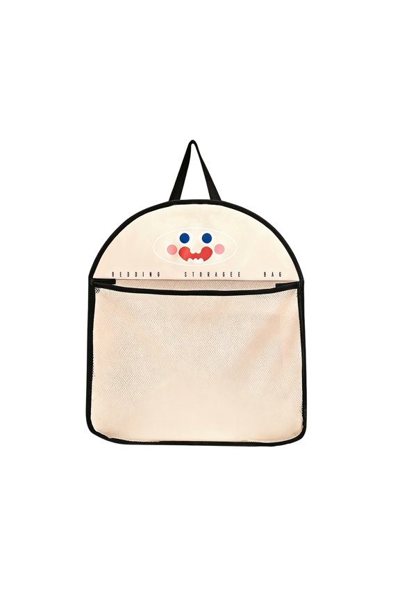 white Clothing Storage Hanging Bag, Mesh Organizer For Door Back Or Wall, Multi-Pocket Garment Bag For Wardrobe, Closet, Dorm, Travel, Size: 17.72X15.75X0.20In, Weight: 0.15Lb