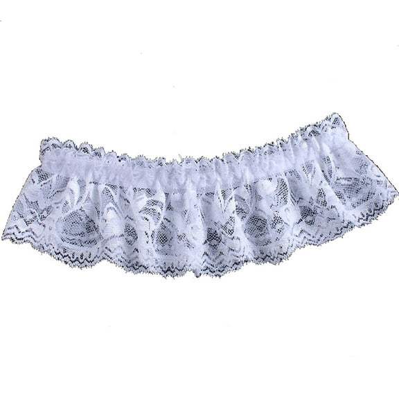 white Garter Belt for Bride Wedding Garter Lace Bridal Garter Party Leg Thigh Garters for Women