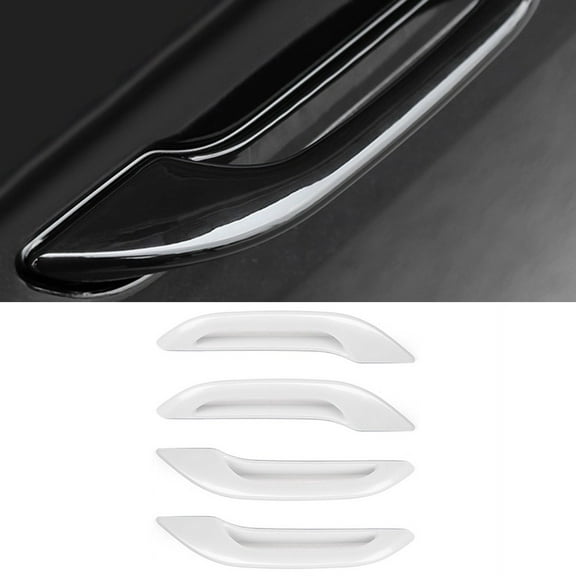 white Outside Door Handle Trim Cover For Tesla Model 3 Model Y 2017-2022 white