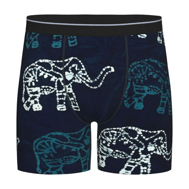 white and green elephants Men's Novelty Underwear Men Boxer Briefs