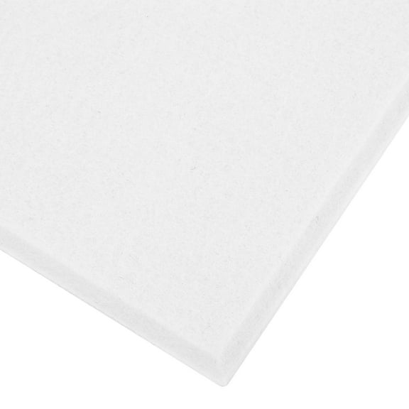 UNOMOR Ceiling Sound Insulation Message Board White Felt 6Pcs 11.8X11.8X0.35In