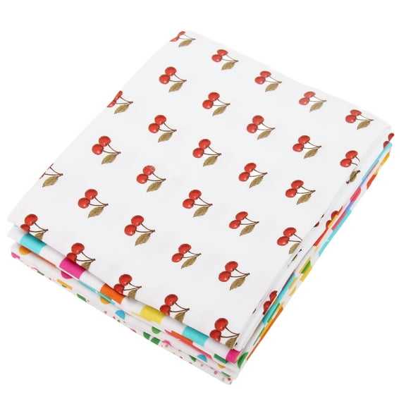 Threadart Exclusive 5 Fabric Bundles - Confetti Brights Collection 100% Cotton - Premium 100% Cotton Quilting Fabric - No Duplicates - Full Size 18"x21" - Confetti Brights