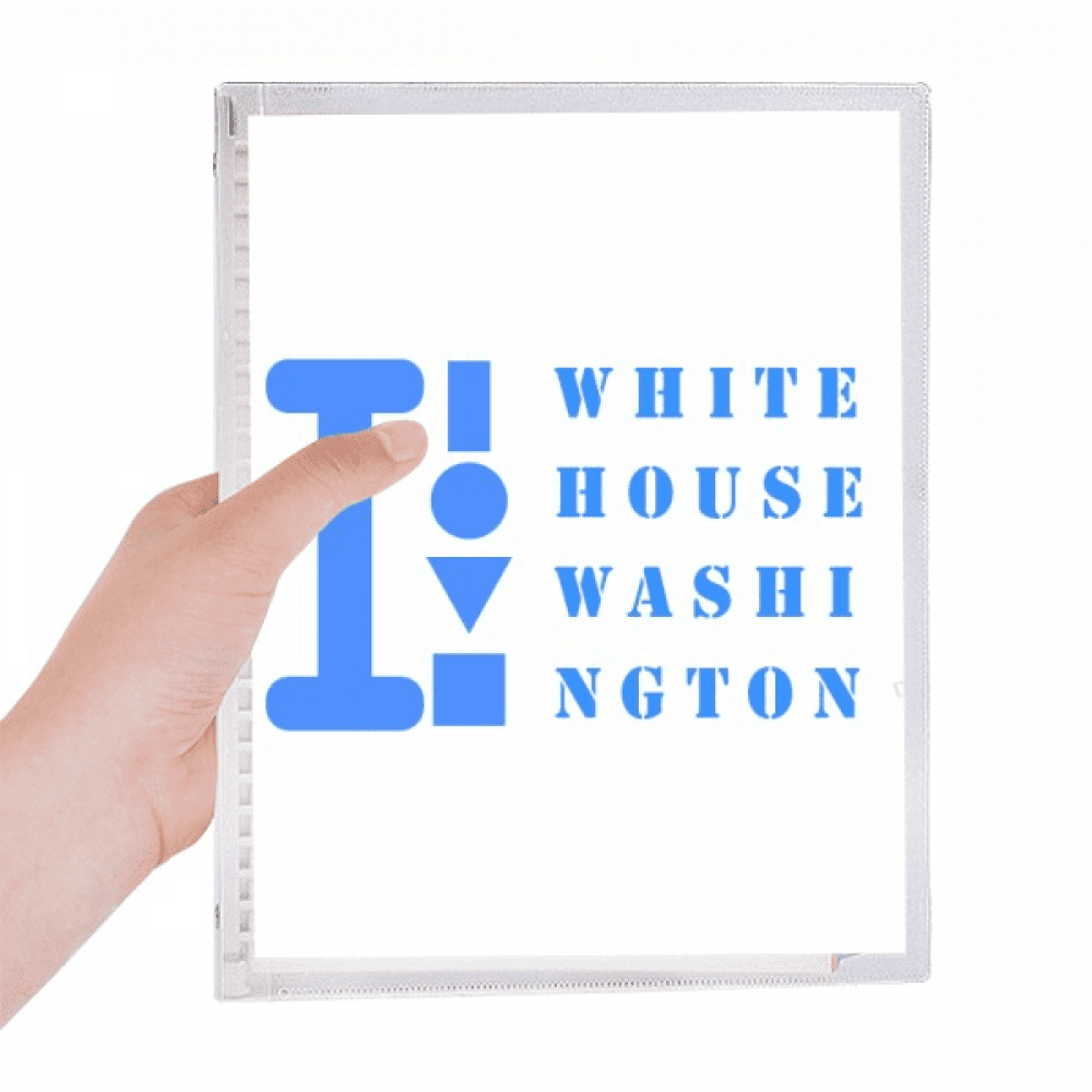 white house notebook loose diary refillable journal statiry