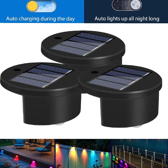 white lights Poolside Solar Pool Lights for Above Ground Pools Waterproof Pool Lights for Inground Pool Pool Lights Solar Powered for Fence Deck Swimming Accessories Party Decor