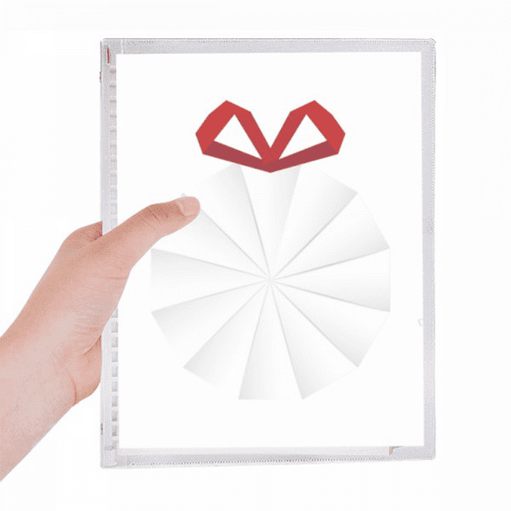 white mas origa decoration notebook loose diary refillable journal statiry