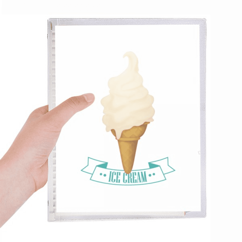 white popsicles ice cs notebook loose diary refillable journal statiry
