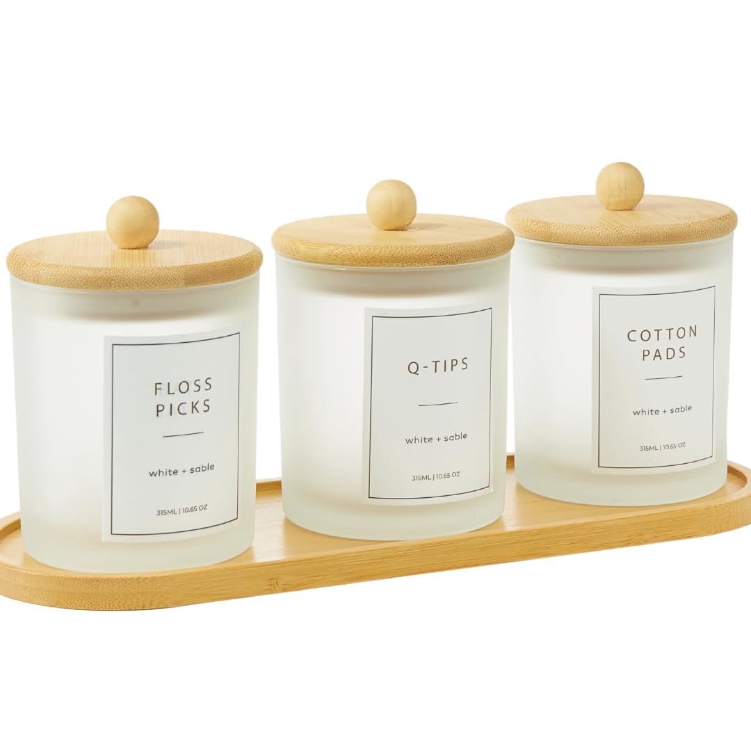 Bathroom Qtip And Cotton Ball Holder