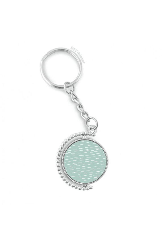 white spots s art rotatable keyholder disc accessories chain clip