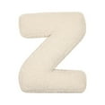 white throw pillows original down alternative pillow for sleeping 26 alphabet alphabet children