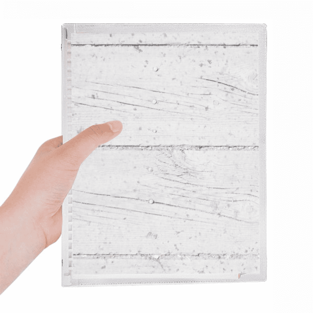 white wood floor rough wallpaper texture notebook loose diary refillable journal statiry