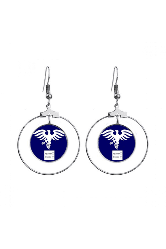who keep ameusa eagle earrings dangle hoop jewelry drop circle