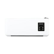 whtie 1500W Wall-Mounted Electric Heater With Remote Control Fast Heating Cool Air Mode Towel Dryer 2-In-1 For Bedroom Bathroom Energy-Efficient Space Heater Adjustable Thermostat #K0bLT