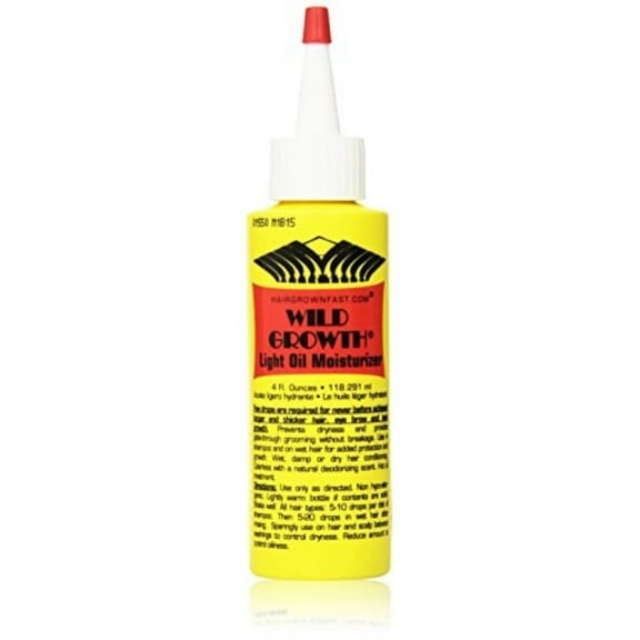wild growth light oil moisturizer 4 oz. (pack of 2)