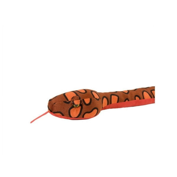 wild republic large plush big head rainbow snake