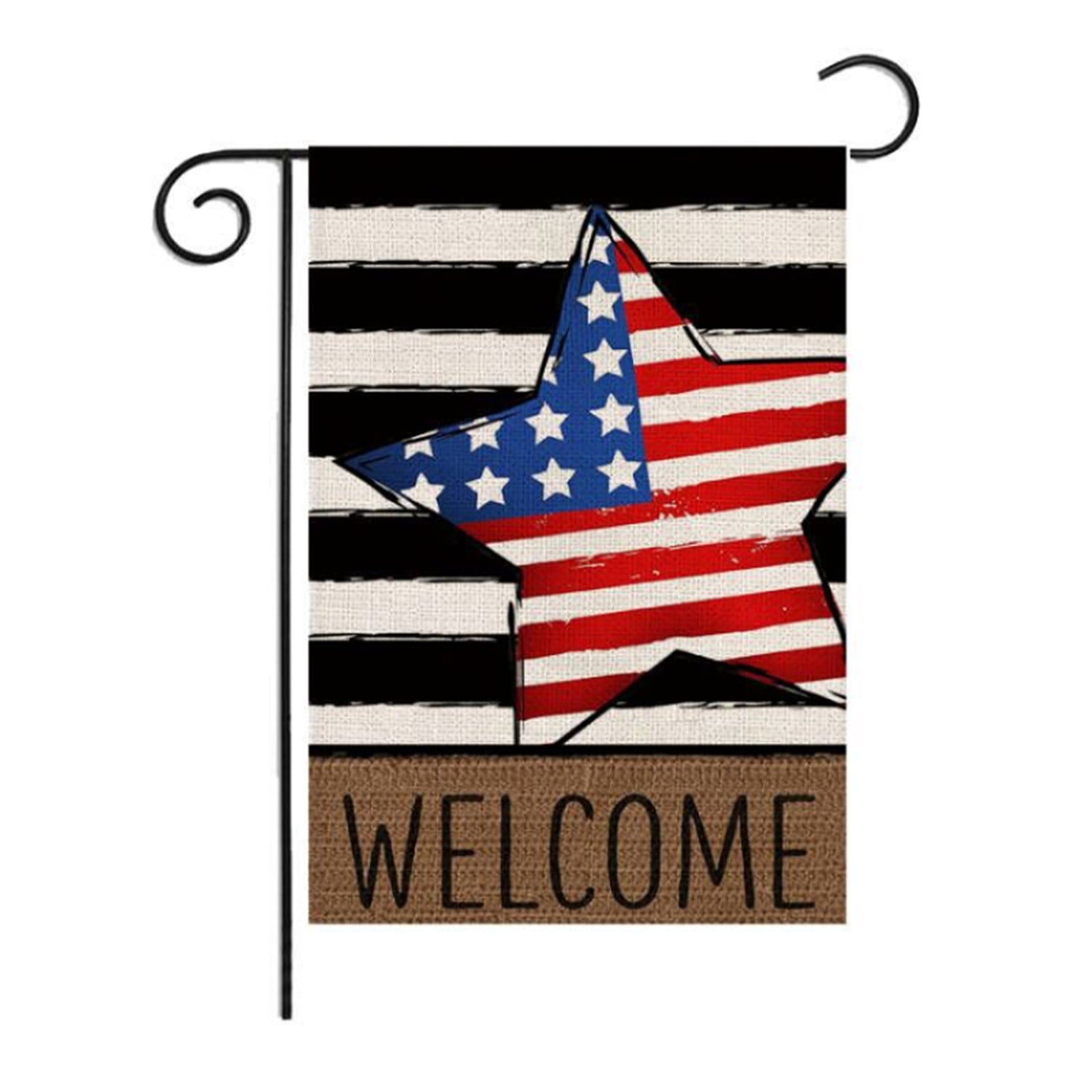 Anley Gartenflagge 4. Juli USA – Beidseitig Bedruckt, 18x12,5 Zoll, Wetterfest & Doppelt Genäht