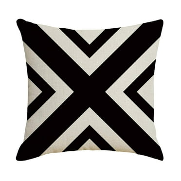 YOLAIRD Black And White Outdoor Pillows Black White Waterproof Hugging Pillow Household Design Pattern Sand Pillow Decorative Throw Pillows