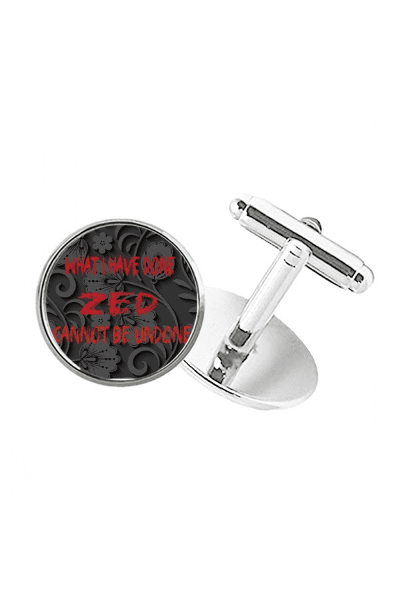 will d game round button cuff clip stud cufflinks