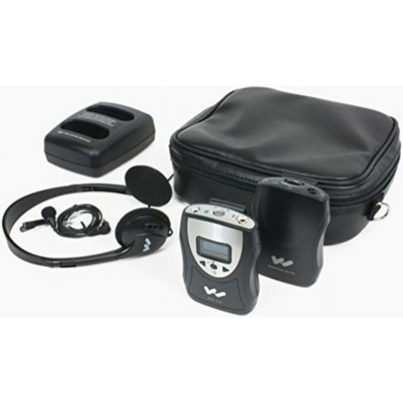 williams sound pfm pro rch personal fm listening system, 17 selectable channels 72-76 mhz, operates up to 150 (46 m), improves listening for individuals or groups