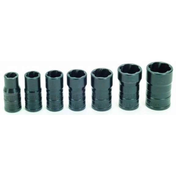 williams tsfs3807 7-piece turbo socket salvage socket set