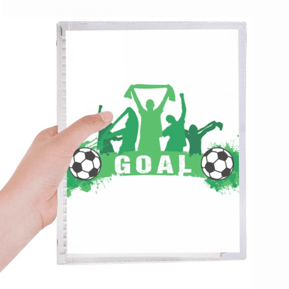 win soccer football sports notebook loose diary refillable journal statiry