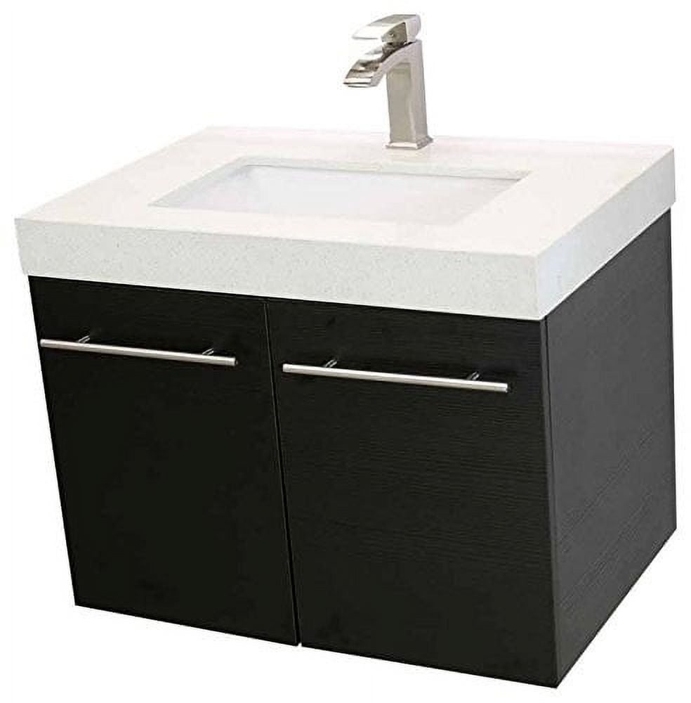 windbay 30" wall mount floating bathroom vanity sink set. vanities sink