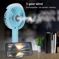 thumbnail image 1 of windfall Portable Handheld Misting Fan with Water Filling Bottle, White, 1 of 4