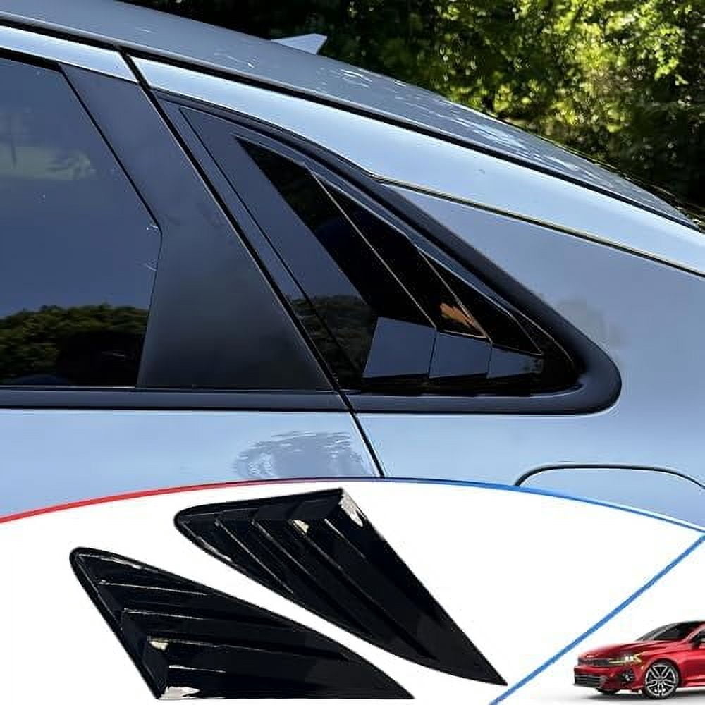 DLOVEG Rear Side Window Louvers Compatible For Honda Accord 2022 2021 2020 2019 2018 Accesories Sport Style Air Vent Cover Compatible For 10th Gen - View #8