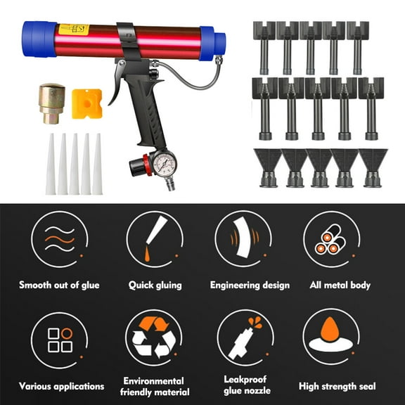 windows instrument,Air Rubber Tool 310ml Sealant Applicator Adjustable Pneumatic Air Sealant Applicator Tool Dsfen Zroven Huiop Pneumatic Adjustable