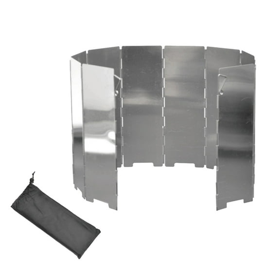 WASHWEPE Picnic Stove Windscreen 10PCS Camping Outdoor Gear