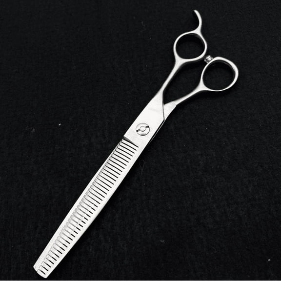 wingsbro 7.5 inches Straight Thinning Scissors Dog Grooming, Chunkers for Dogs & Cats, Designed for Groomers and Pet Owners