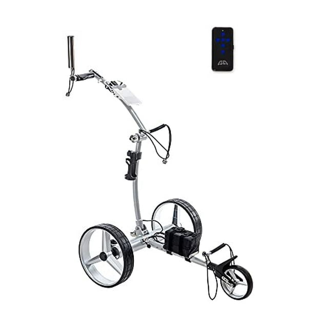 wingscaddy Electric Golf Push Cart with Remote Control Up To 36 Hole