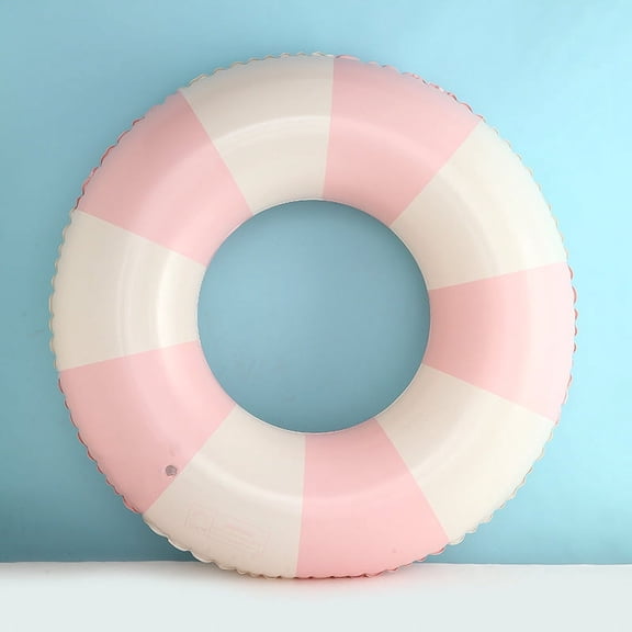 winnerosd Pink Striped Inflatable Pool Ring Float. 70 cm