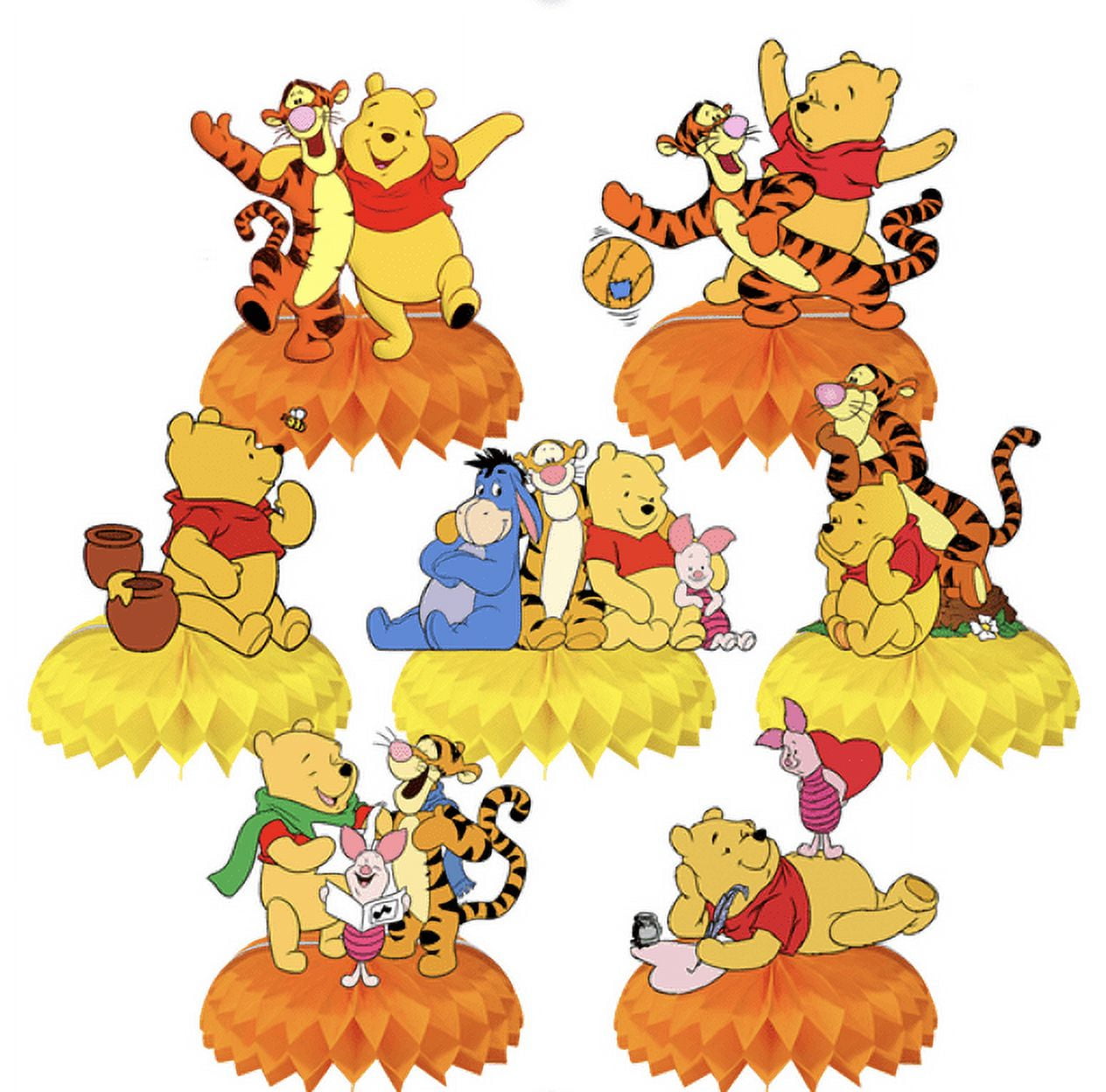 Classic Winnie the Pooh Baby Shower Centerpiece  Disney baby shower, Baby  bear baby shower, Baby shower fun