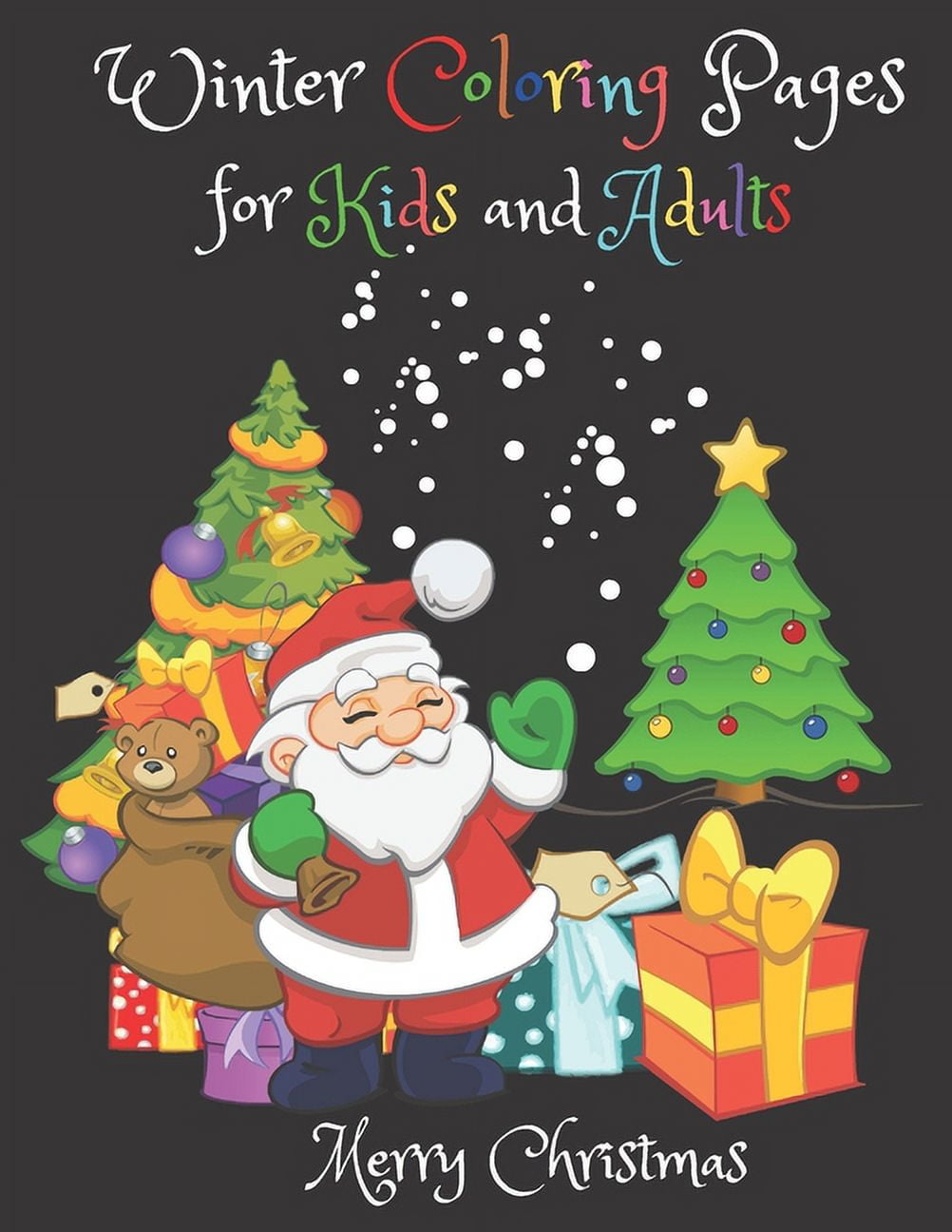 Barnes and Noble Winter Coloring Book For Adults and Seniors: Holiday  Coloring Book For Adults and Seniors