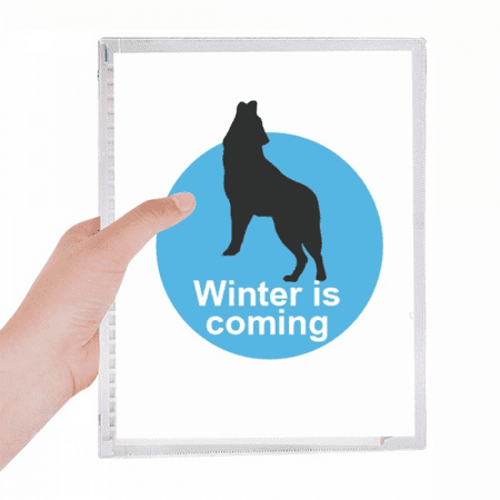 winter is cong notebook loose diary refillable journal statiry
