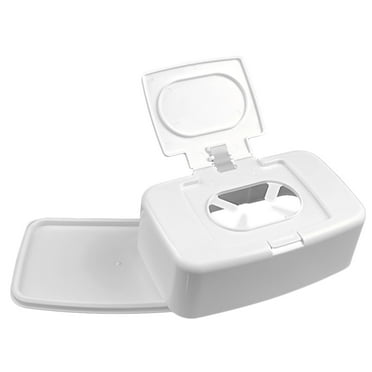 wipe dispenser Refillable Baby Wipes Dispenser for Home and Office - White (6.69X4.13X2.36Inch)