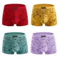 thumbnail image 1 of wirarpa Men's Underwear Micro Modal Trunks Briefs Short Leg Underwear 4 Pack Sizes S-3XL, 1 of 4