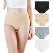 wirarpa Womens Bamboo Modal Underwear Breathable Briefs Panties 4 Pack Sizes 5-10