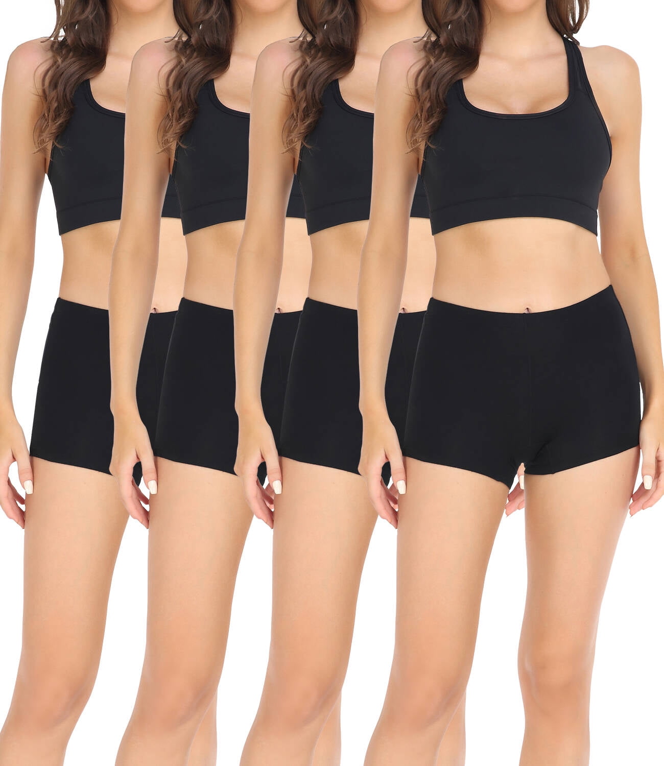 wirarpa Women's Boyshorts Panties Cotton Boxer Briefs for Ladies Underwear Shorts with Cotton