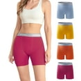 thumbnail image 1 of "wirarpa Women's Cotton Boxer Briefs, Anti-Chafing Boyshorts Panties, 5.5"" Inseam, 4 Pack (2XL, Multicolor)", 1 of 7