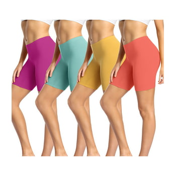 wirarpa Women's Cotton Boy Shorts Underwear Anti Chafing Biker Short Panties Multicolor Size 9