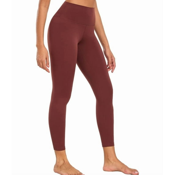 wirarpa Women's High Waisted Gym Leggings Ladies Soft Yoga Pants 25" Workout Running Sports Leggings for Women