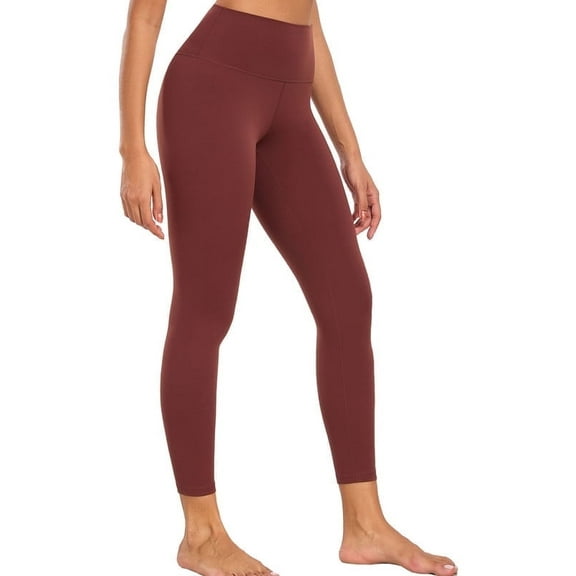 wirarpa Women's High Waisted Gym Leggings Ladies Soft Yoga Pants 25" Workout Running Sports Leggings for Women