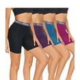 thumbnail image 1 of wirarpa Women's Modal Boxer Briefs Anti Chafing Shorts Ultra Soft Boyshorts for Under Dress 4 Pack Multicolor Size Medium, 1 of 6
