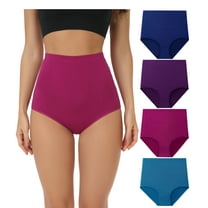 wirarpa Women's Cotton Stretch Full Coverage Briefs, Multicolor 4-Pack