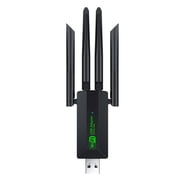 USB WiFi Adapter,1200Mbps WiFi USB 3.0 Dual Band 5G/2.4G Wireless Network Adapter 2.4GHz, 5GHz High Gain Dual Band 4 Antenna, for Windows 11/10/8.1/8/7