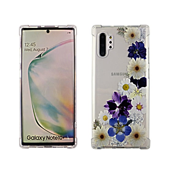 wirelesspulse TPU Flexible Shockproof Cell Phone Case for Samsung Galaxy Note 10 Plus, Purple