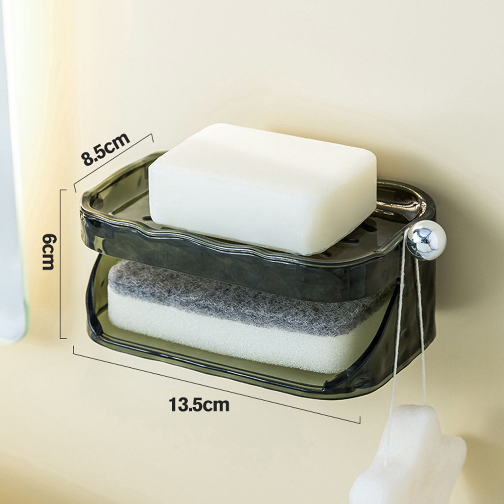 wirlsweal Capacity Soap Dish Wall Mounted Soap Dish Wall Mount Soap
