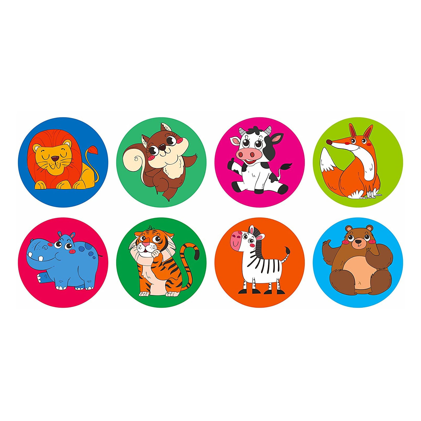 wirlsweal Cartoon Decals Kids Stickers 500 Pcs/roll Cartoon Stickers