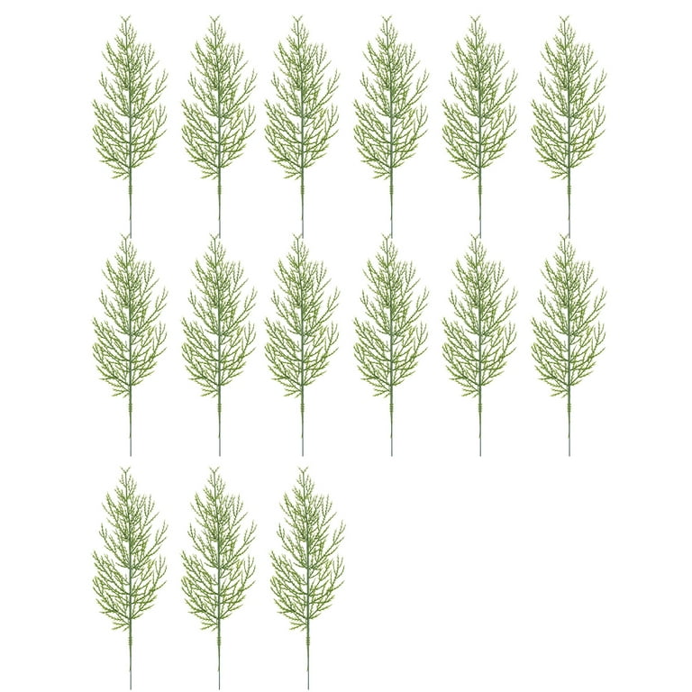 wirlsweal Fake Plants Faux Pine Leaves Christmas Artificial Pine